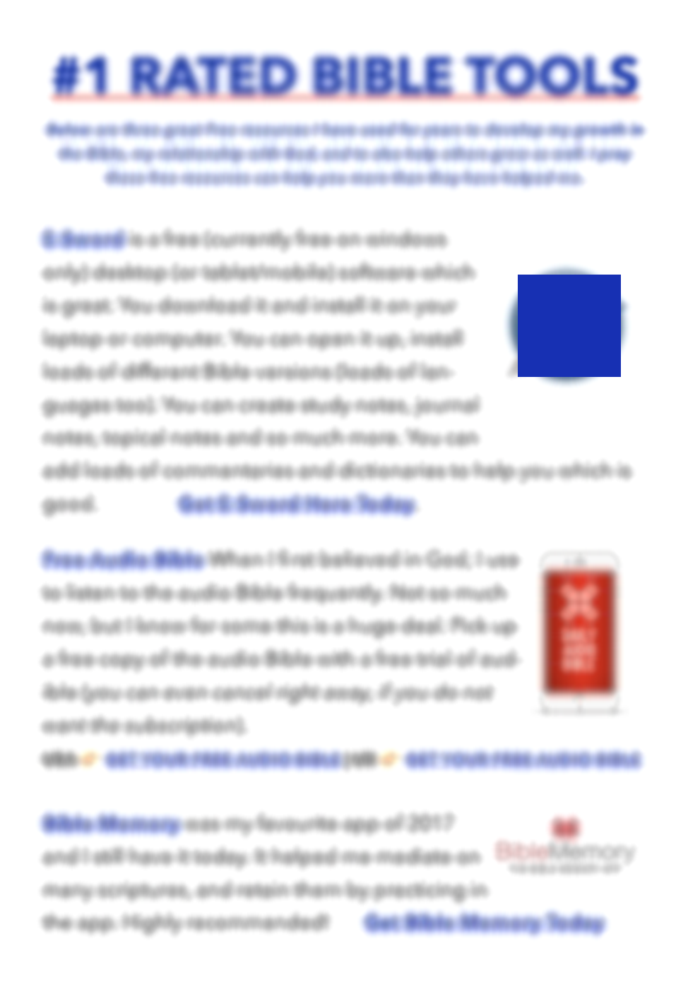 Bible tools